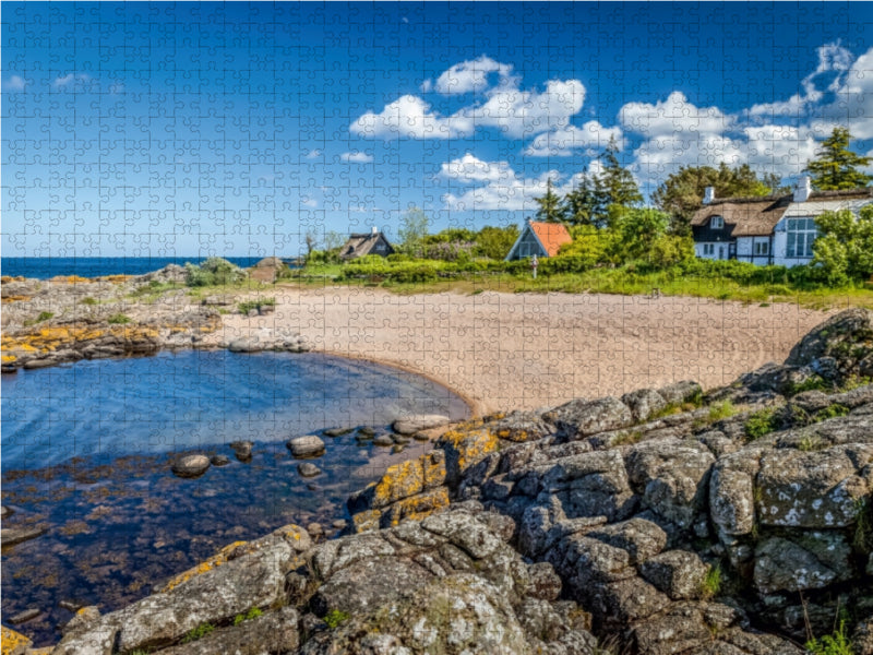 Verstecke Badebucht in Listed auf Bornholm - CALVENDO Foto-Puzzle - calvendoverlag 39.99