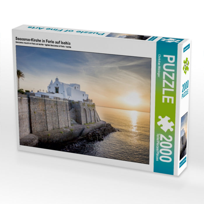 Soccorso-Kirche in Forio auf Ischia - CALVENDO Foto-Puzzle - calvendoverlag 39.99