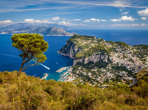 Blick vom Monte Solare auf Capri nach Neapel - CALVENDO Foto-Puzzle - calvendoverlag 39.99
