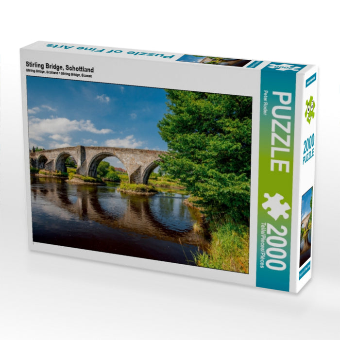 Stirling Bridge, Schottland - CALVENDO Foto-Puzzle - calvendoverlag 39.99