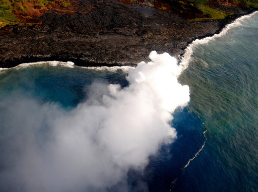 Vulkanlava fließt ins Meer - CALVENDO Foto-Puzzle - calvendoverlag 39.99