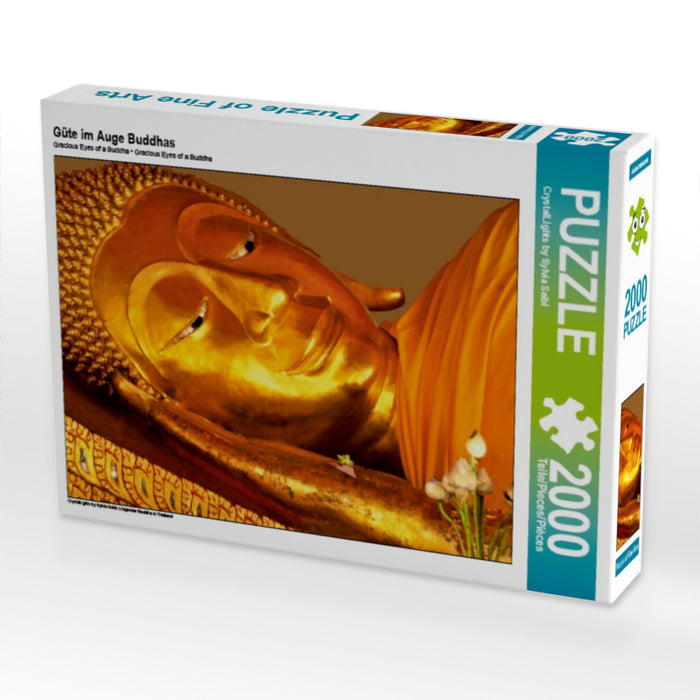 Güte im Auge Buddhas - CALVENDO Foto-Puzzle - calvendoverlag 33.99