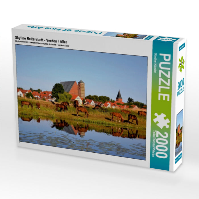 Skyline Reiterstadt - Verden / Aller - CALVENDO Foto-Puzzle - calvendoverlag 39.99