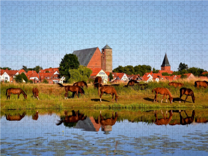 Skyline Reiterstadt - Verden / Aller - CALVENDO Foto-Puzzle - calvendoverlag 39.99