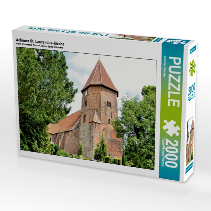 Achimer St. Laurentius-Kirche - CALVENDO Foto-Puzzle - calvendoverlag 39.99