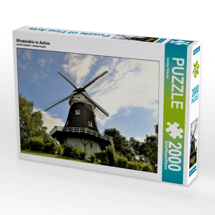 Windmühle in Achim - CALVENDO Foto-Puzzle - calvendoverlag 39.99
