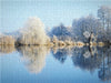 Wasserspiegelung an der Havel. Winterlandschaft - CALVENDO Foto-Puzzle - calvendoverlag 29.99