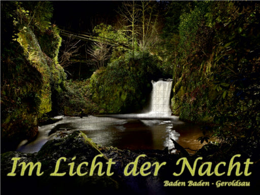 Im Licht der Nacht - Baden Baden Geroldsau - CALVENDO Foto-Puzzle - calvendoverlag 39.99