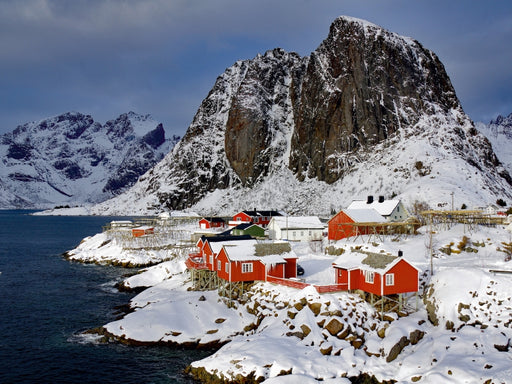 Rorbuer in Hamnoy - CALVENDO Foto-Puzzle - calvendoverlag 29.99