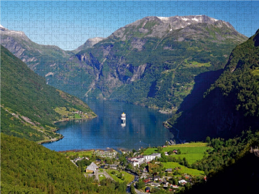 Aussicht auf Geiranger - CALVENDO Foto-Puzzle - calvendoverlag 29.99