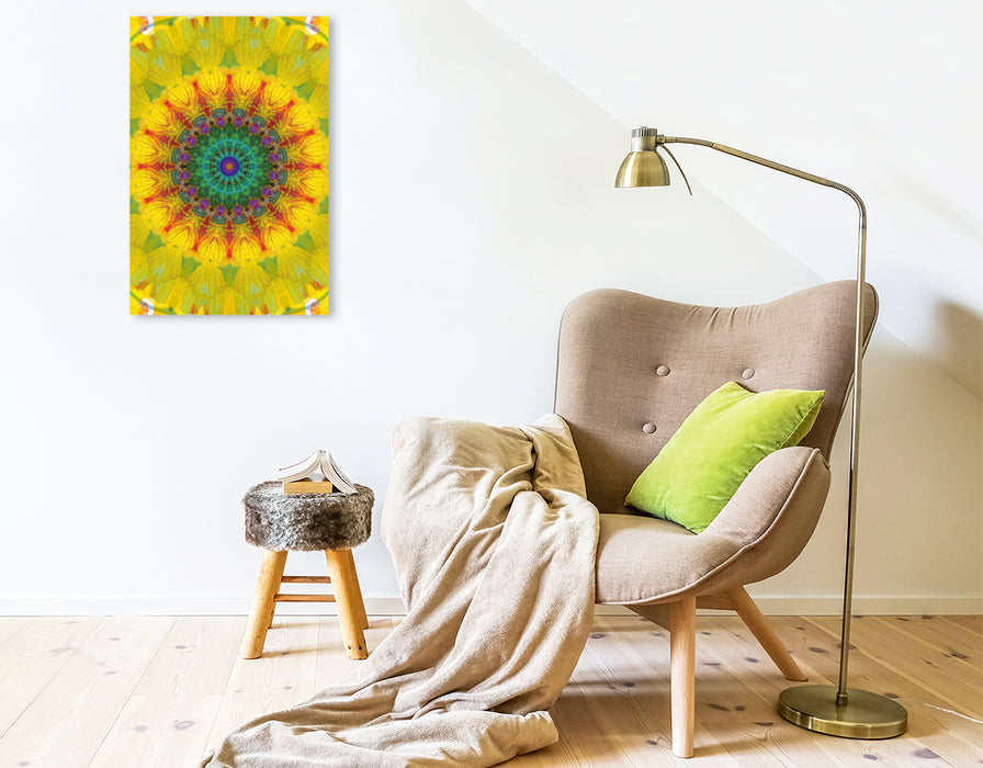 Premium Textil-Leinwand Premium Textil-Leinwand 50 cm x 75 cm hoch Sonnen Energie
