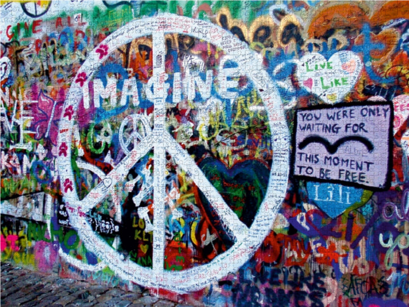 PRAG… wo der Frieden seine Mauer hat - CALVENDO Foto-Puzzle - calvendoverlag 29.99