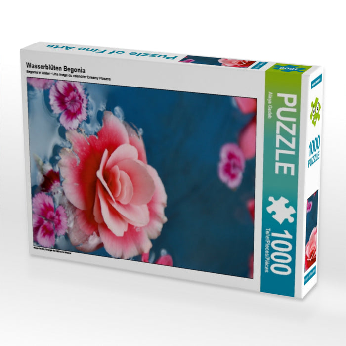 Wasserblüten Begonia - CALVENDO Foto-Puzzle - calvendoverlag 29.99
