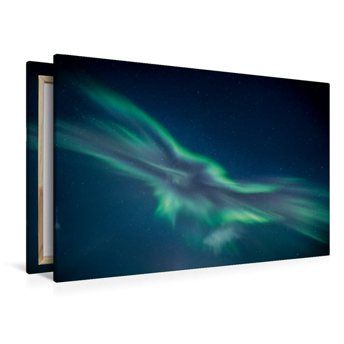 Premium Textil-Leinwand Premium Textil-Leinwand 120 cm x 80 cm quer Ein Motiv aus dem Kalender Aurora borealis - Magische Polarlichtnächte in Island und Norwegen