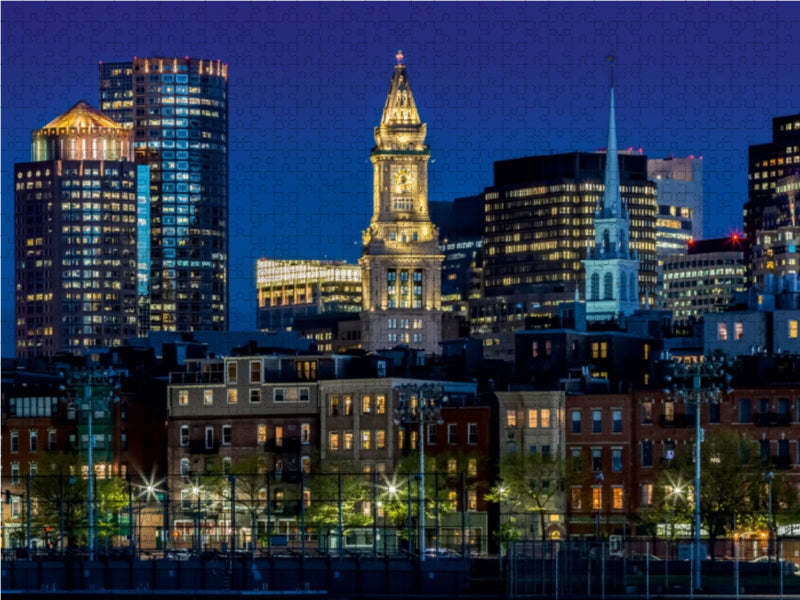 Boston zur blauen Stunde - CALVENDO Foto-Puzzle - calvendoverlag 29.99
