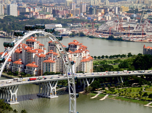 Autobrücken in Singapur - CALVENDO Foto-Puzzle - calvendoverlag 29.99