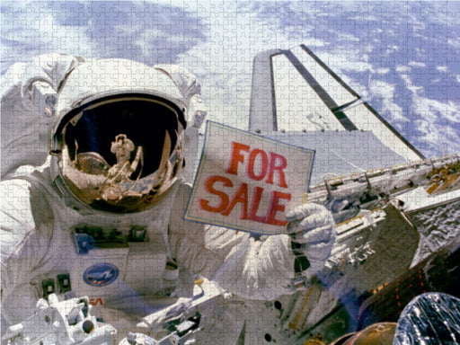 Astronaut beim Scherzen - CALVENDO Foto-Puzzle - calvendoverlag 29.99