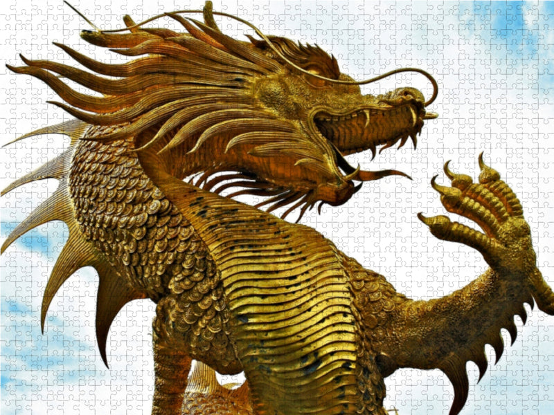 chinesischer Drache - CALVENDO Foto-Puzzle - calvendoverlag 29.99