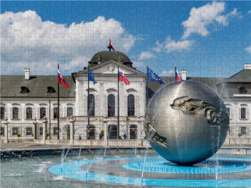 Palais Grassalkovich und Friedensbrunnen Bratislava - CALVENDO Foto-Puzzle - calvendoverlag 29.99
