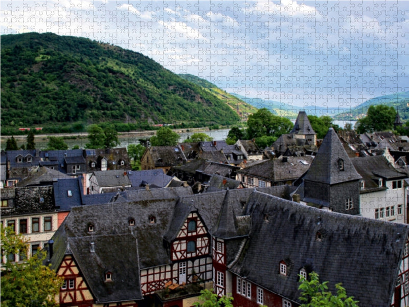 Bacharach - Sehenswerter Ort am Mittelrhein - CALVENDO Foto-Puzzle - calvendoverlag 29.99