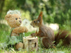 Eichhörnchen und Teddy mit Pusteblume - CALVENDO Foto-Puzzle - calvendoverlag 29.99