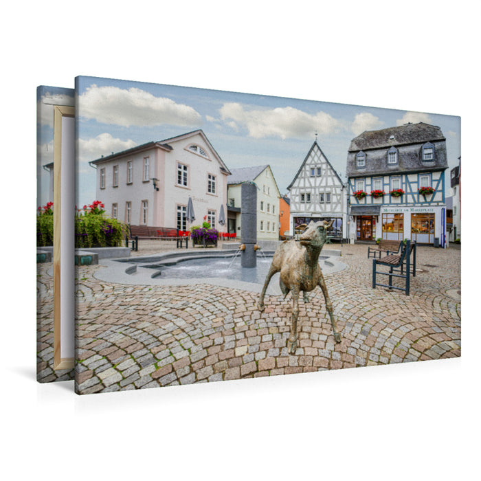 Premium Textil-Leinwand Premium Textil-Leinwand 120 cm x 80 cm quer Ein Motiv aus dem Kalender Bad Camberg Impressionen