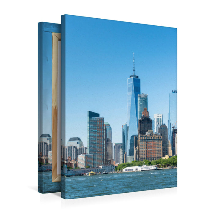 Premium textile canvas Premium textile canvas 50 cm x 75 cm high One World Trade Center 