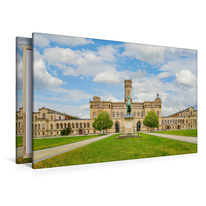 Premium textile canvas Premium textile canvas 120 cm x 80 cm across A motif from the Hanover city views calendar 