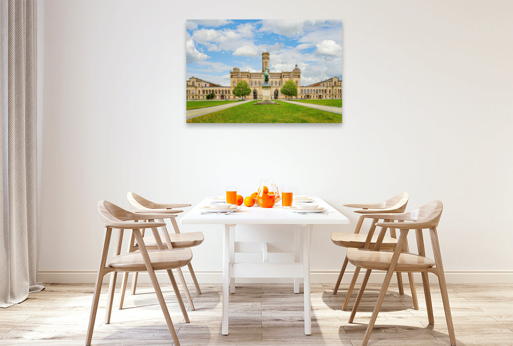 Premium textile canvas Premium textile canvas 120 cm x 80 cm across A motif from the Hanover city views calendar 