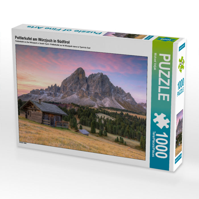 Peitlerkofel am Würzjoch in Südtirol - CALVENDO Foto-Puzzle - calvendoverlag 29.99