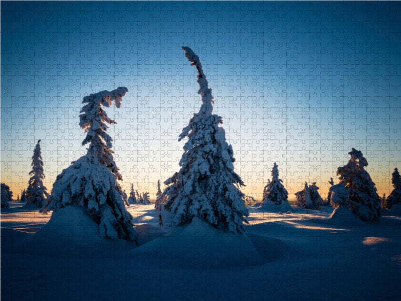Karelien in der untergehenden Sonne - CALVENDO Foto-Puzzle - calvendoverlag 39.99