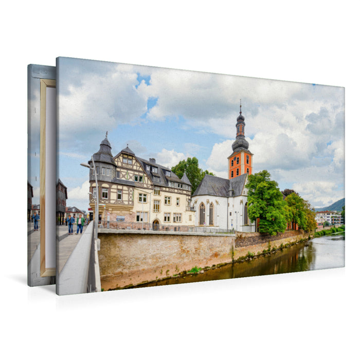 Premium Textil-Leinwand Premium Textil-Leinwand 120 cm x 80 cm quer Ein Motiv aus dem Kalender Bad Kreuznach Impressionen