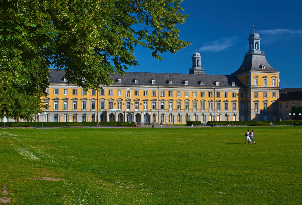 Premium textile canvas Premium textile canvas 120 cm x 80 cm across Bonn University, former palace of the Elector of Cologne 