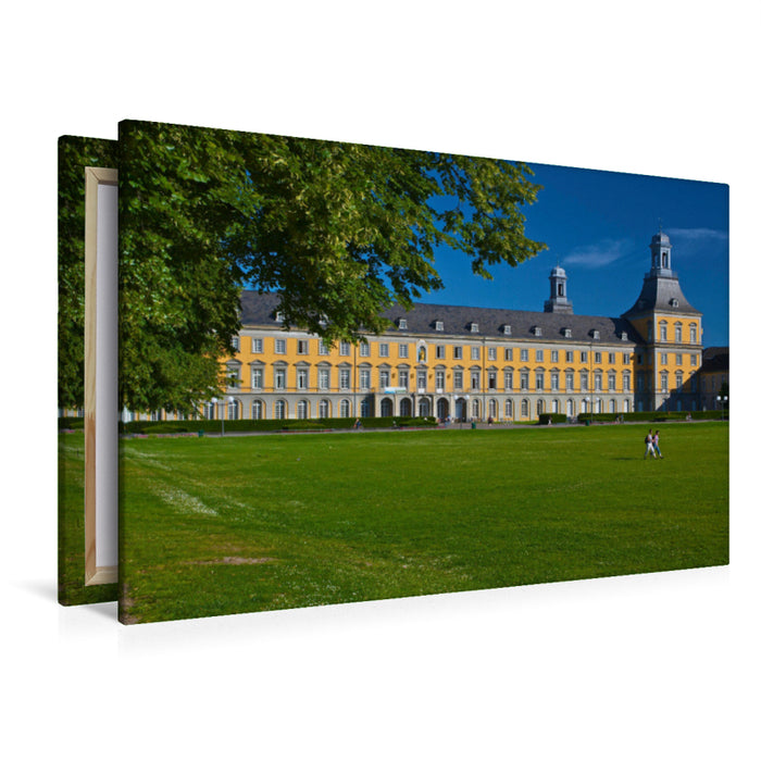 Premium textile canvas Premium textile canvas 120 cm x 80 cm across Bonn University, former palace of the Elector of Cologne 