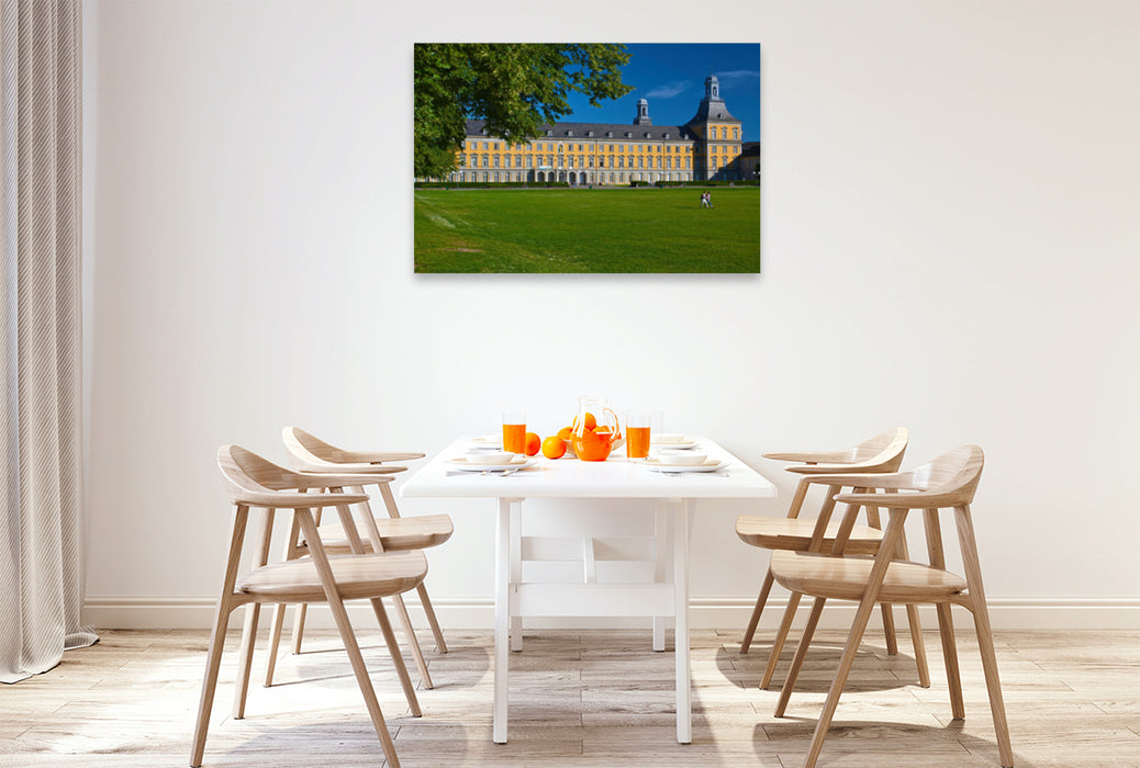 Premium textile canvas Premium textile canvas 120 cm x 80 cm across Bonn University, former palace of the Elector of Cologne 