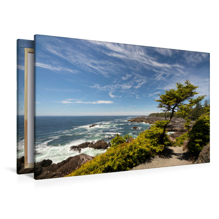 Premium Textil-Leinwand Premium Textil-Leinwand 120 cm x 80 cm quer Ucluelet, Vancouver Island / British Columbia