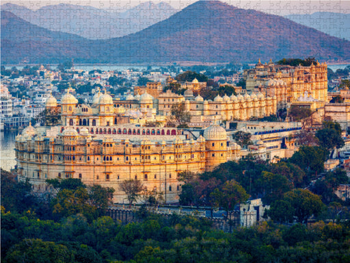 Stadtpalast,Udaipur - CALVENDO Foto-Puzzle - calvendoverlag 29.99