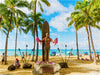 Statue von Duke Kahanamoku, dem Vater des modernen Surfens - CALVENDO Foto-Puzzle - calvendoverlag 29.99