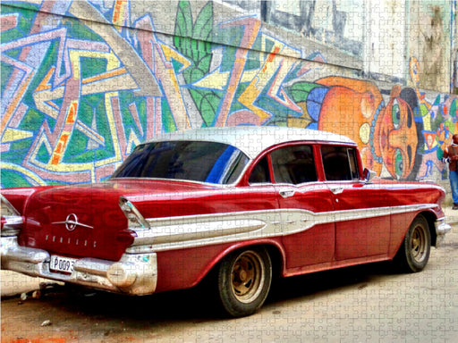 Der US-Oldtimer Pontiac Chieftain 1957 in Havanna - CALVENDO Foto-Puzzle - calvendoverlag 29.99