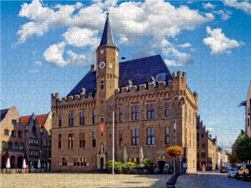 Kalkar, historisches Rathaus von 1445/46 - CALVENDO Foto-Puzzle - calvendoverlag 29.99