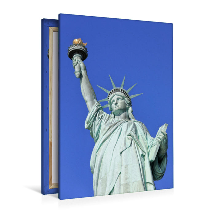 Premium Textil-Leinwand Premium Textil-Leinwand 80 cm x 120 cm  hoch Lady Liberty, Freiheitsstatue