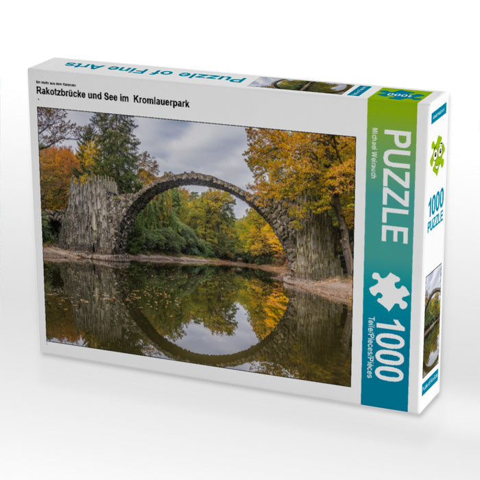 Rakotzbrücke und See im  Kromlauerpark - CALVENDO Foto-Puzzle - calvendoverlag 29.99