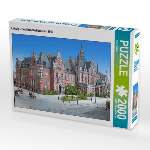 Leipzig - Buchhändlerbörse um 1900 - CALVENDO Foto-Puzzle - calvendoverlag 29.99