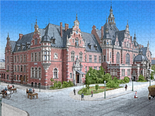 Leipzig - Buchhändlerbörse um 1900 - CALVENDO Foto-Puzzle - calvendoverlag 29.99