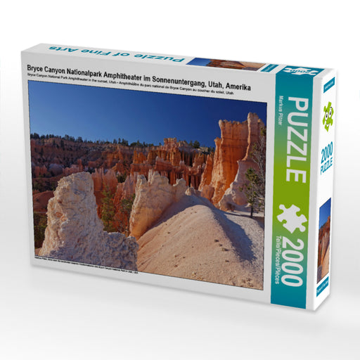 Bryce Canyon Nationalpark Amphitheater im Sonnenuntergang, Utah, Amerika - CALVENDO Foto-Puzzle - calvendoverlag 29.99