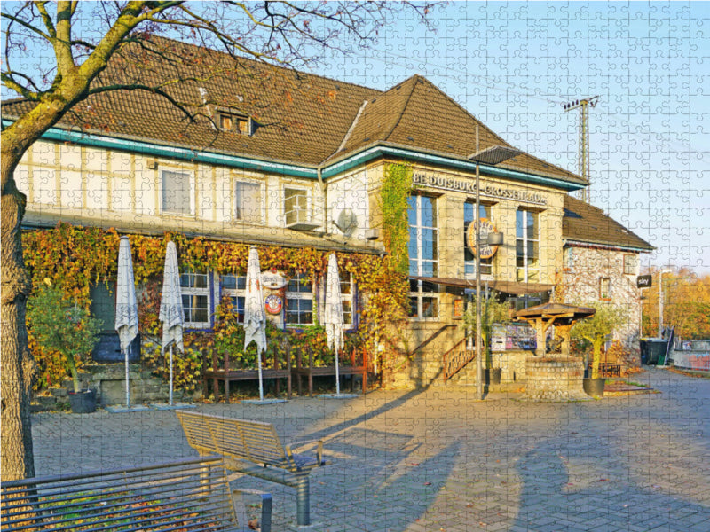 Bahnhof Duisburg-Großenbaum - CALVENDO Foto-Puzzle - calvendoverlag 29.99