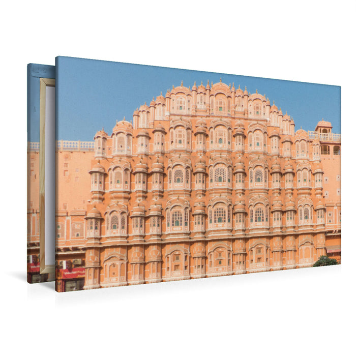 Premium Textil-Leinwand Premium Textil-Leinwand 120 cm x 80 cm quer Hawa Mahal (The Palace of Winds)