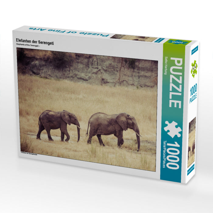 Elefanten der Serengeti - CALVENDO Foto-Puzzle - calvendoverlag 29.99