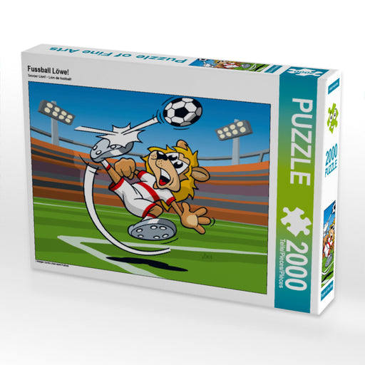 Fussball Löwe! - CALVENDO Foto-Puzzle - calvendoverlag 29.99