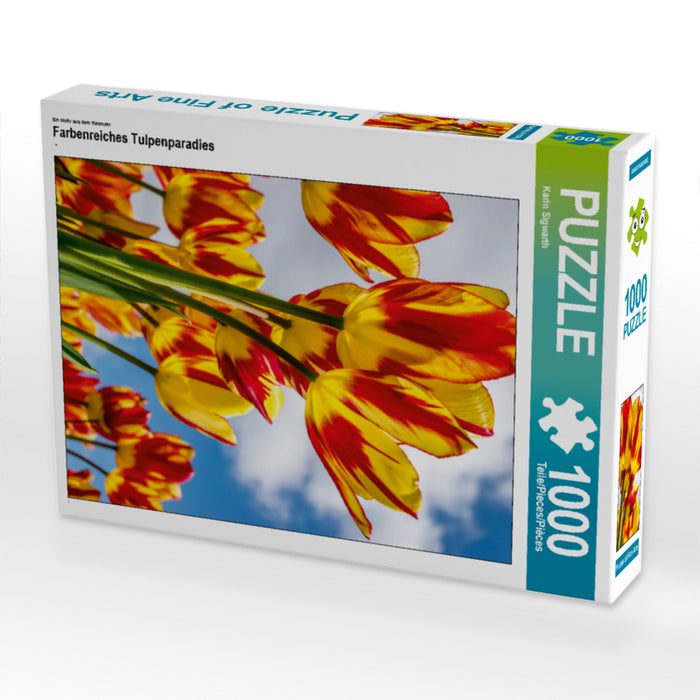 Farbenreiches Tulpenparadies - CALVENDO Foto-Puzzle - calvendoverlag 29.99